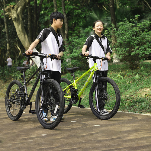 优贝儿童自行车青少年山地车铝合金禧玛诺24寸大童单车学生车皇冠