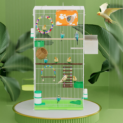 鸟笼大号虎皮鹦鹉笼玄凤鹩八哥笼牡丹文鸟豪华大型繁殖笼鸟别墅笼