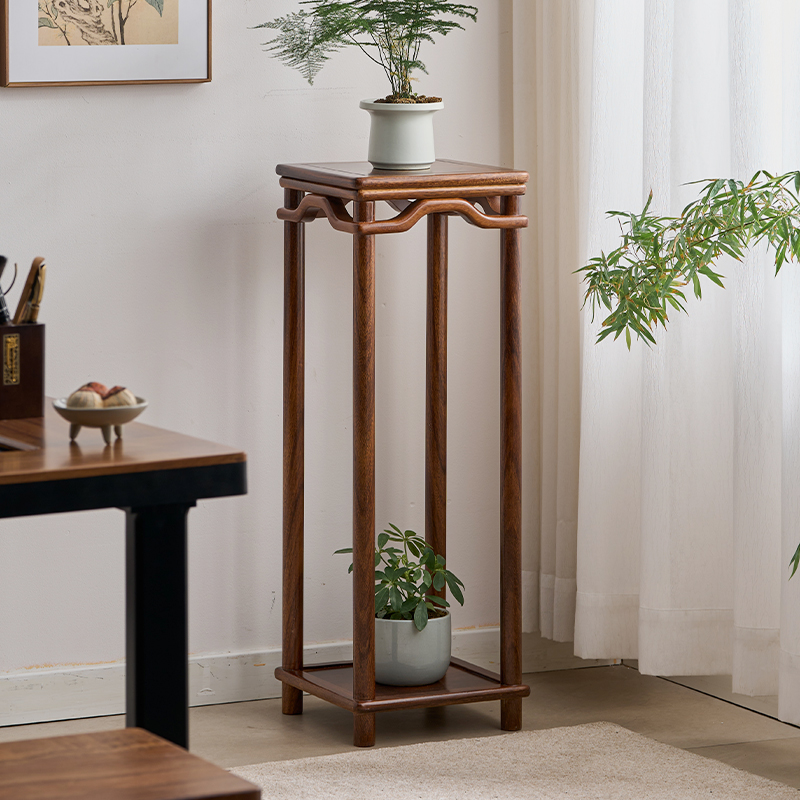 100%实木花台,各种木材花架集合