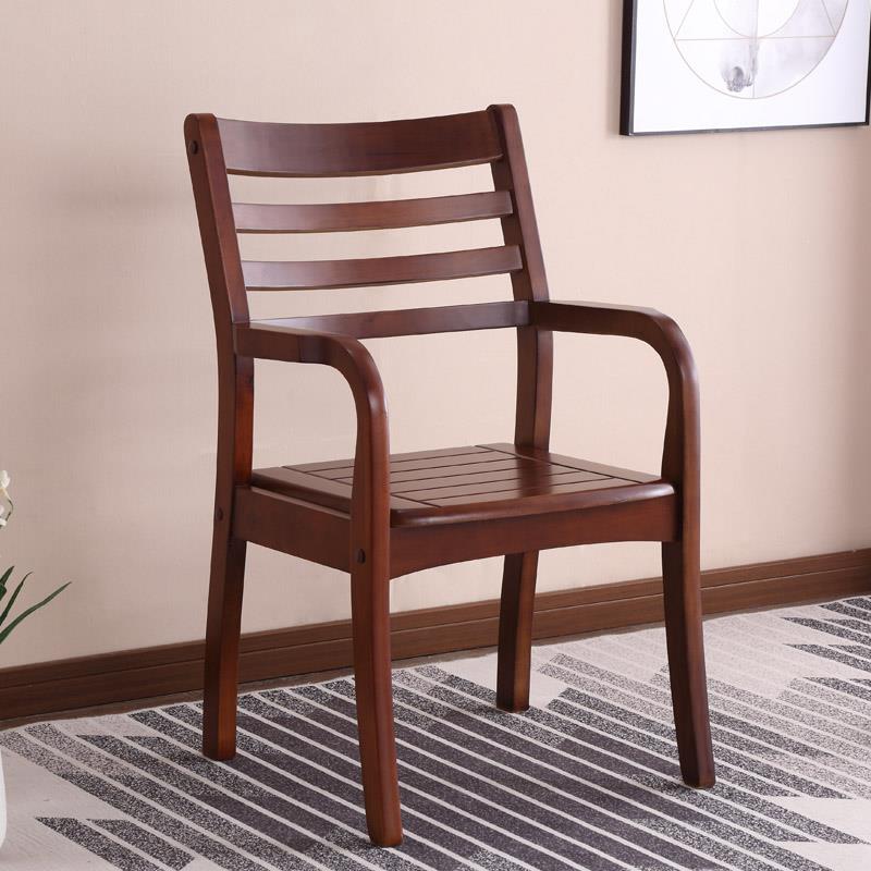 需定制实木椅子办公室学习会议书桌靠背椅家用客厅餐桌麻将老人椅