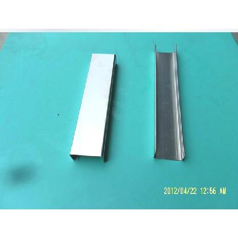 不锈钢板U型槽扣条压条槽线收边条铝板铁板定制加工各种规格