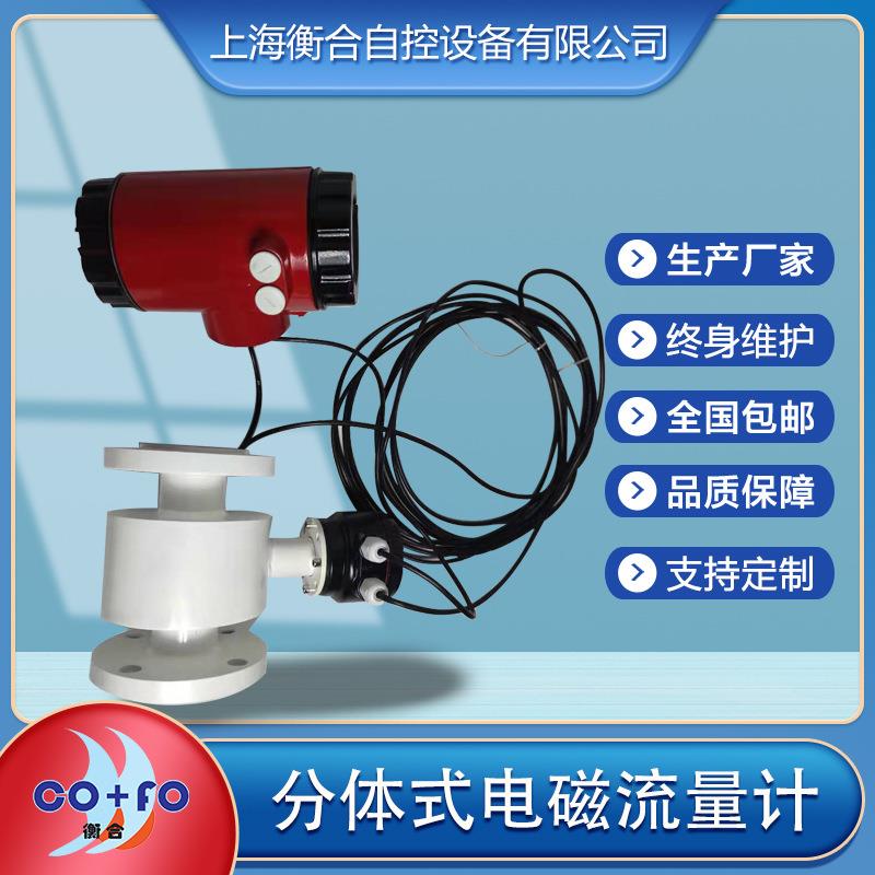 现货FEM1000A-T分体式电磁流量计泡沫污水泥浆替代百纳BANNA泡沫