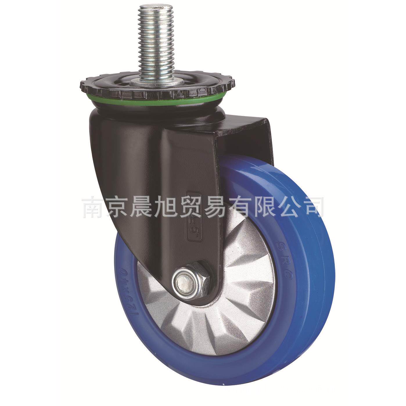 向荣SRC A7款M12 M14 M16 M20 3寸 4寸 5寸 6寸 丝杆静音脚轮