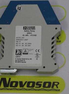 继电器SREC 472182 24VACDC ZANDER咨询后下单