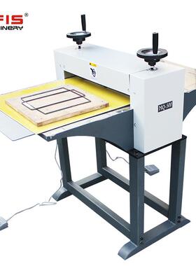 MQ500电动模切机异形裁切机吊牌卡片皮革圆形异型滚压式压模机