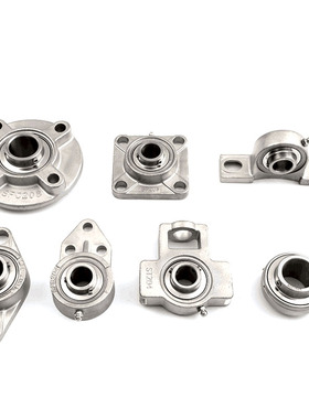 BFP不锈钢外球面带座轴承SUCP 305 306 307 308 310W 防水440材质