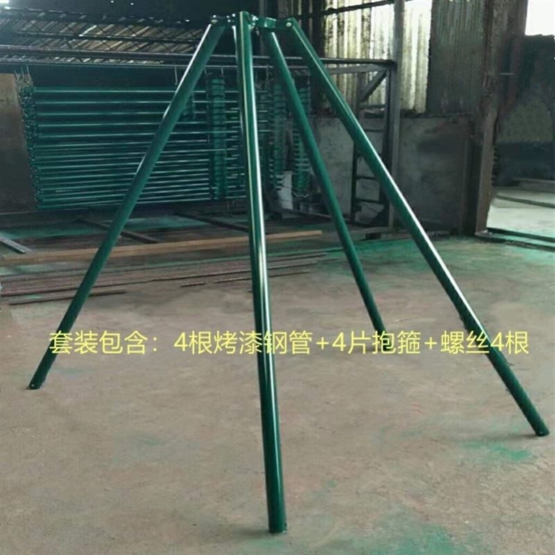 镀锌树木支撑杆大树园林扶杆环保固定器工程支架支撑架抱箍钢管