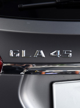 适用奔驰GLA180车贴GLA200后尾标志GLA260改装GLA35排量标GLA45S