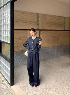 【泡芙粉丝专属】时尚百搭休闲裤YL35186