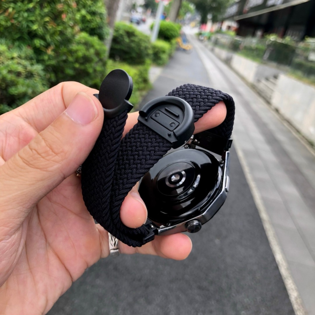 适用华为手表GT6表带尼龙编织圆形磁吸扣watch5表带编织尼龙荣耀手表5Ultra圆磁吸腕华为gt5 Pro透气运动腕带,智能设备,智能手表手环表带/腕带,淘宝优惠券,粉丝福利购,淘宝优惠卷