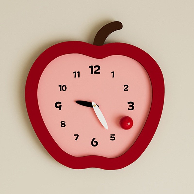 饭厅时钟挂墙高级设计感钟表挂钟客厅简约现代大气2024新款免打孔