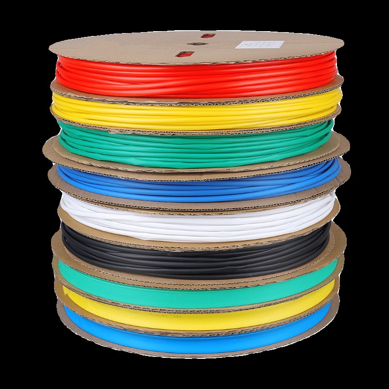 热缩管绝缘套管电工电线电缆保护套数据线修复收缩管软管黑色整卷