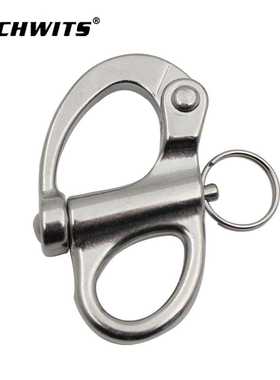 RICHWITS 不锈钢316 固定弹簧卸扣 sanp shackle 自锁卸扣 海军扣