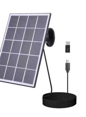 anker eufy ring  reolink  Blink监控安防摄像太阳能充电板3W5V