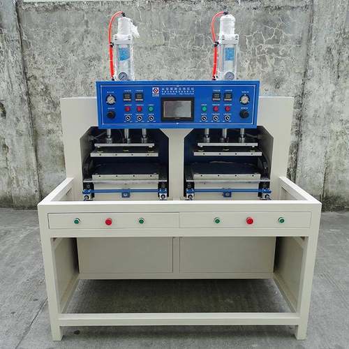 海绵热压成型机器设备双滑台热压成型机生产机熔断成型机厂家