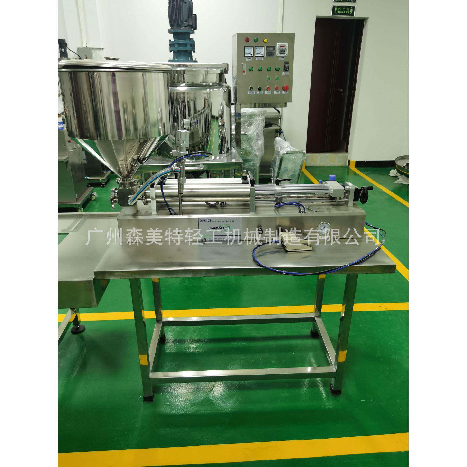 膏体液体乳状灌装机雪花膏液体肥皂墨水膏液两用灌装机