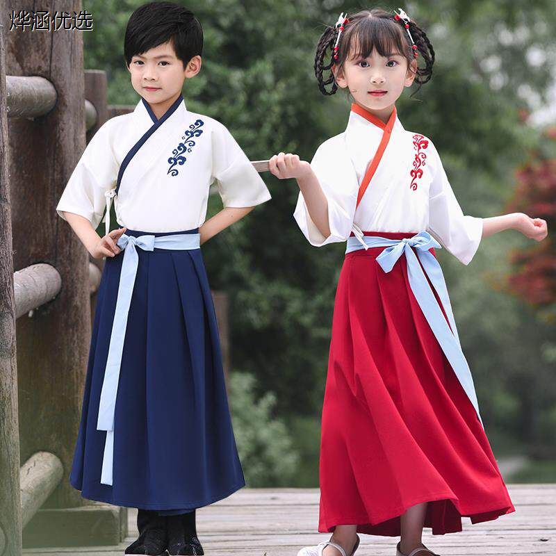 儿童古装汉服国学服男童