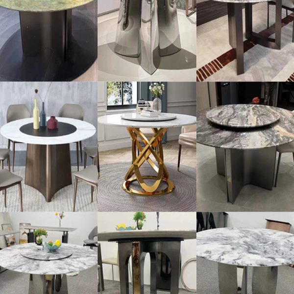 定做不锈钢餐桌腿支架岩板长桌脚底架岛台角架子支撑大理石轻奢脚