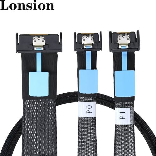 GEN5 Slimline MCIO 8i 5.0 SFF-8654 8I转2个MCIO SFF-8654 4I线