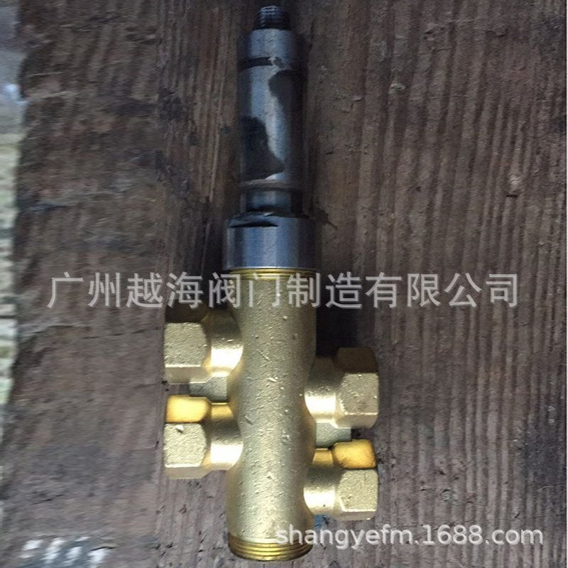 直动式二位四通排泥电磁阀 铜体 走水电磁阀A102ED AC220V/DC24V