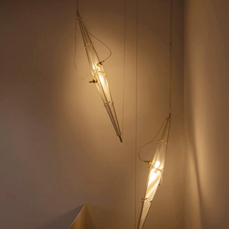 zoxy佐夕 星 宇吊灯复式楼中楼大厅loft客厅设计师同款楼梯间吊灯