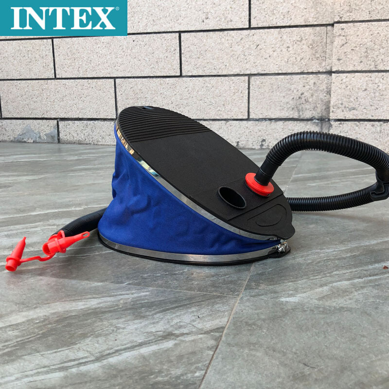 INTEX 5L大号脚踏踩充气泵充气抽气两用脚泵户外冲气泵68610