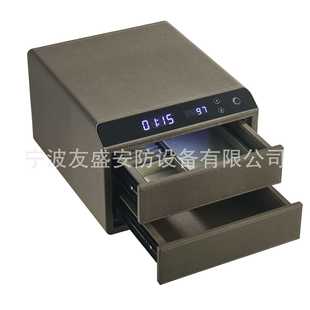 抽屉式 酒店抽屉保险箱 皮革保险柜带触屏和指纹 智能珠宝收纳箱