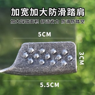 燕南锰钢方头钢锹铁锹平头加厚三斤泥锹大号铁锨特厚农用挖土铲子