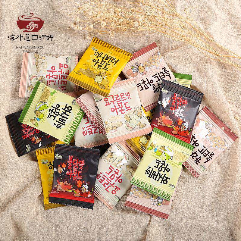 HBAF芭蜂挚友款巴旦木坚果大礼包扁桃仁韩国进口汤姆农场杏仁零食
