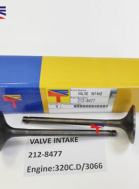 进气门 212-8477 适用于工程机械 320C.D 3066 发动机配件