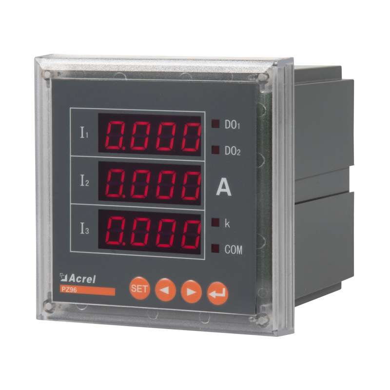安科瑞PZ96-AI3三相数显电压表可编程智能电表开孔88*88选配RS485
