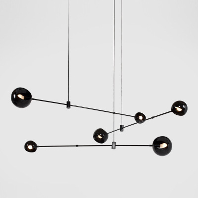 后现代几何极简创意多头客厅吊灯艺术餐厅卧室书房设计师吊灯