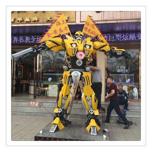 厂家直供制作开业展览用 大型机器人模型 3米变型金刚模型雕塑