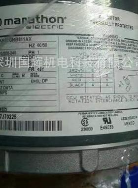 MARATHON电机5KH32GNB811AX,5KH36MNA445AX,5KH37PNA479AX