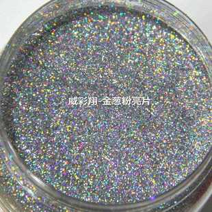 直销银色金葱粉B0100美甲亮片闪粉0.2mm镭射幻彩印花圣诞工艺 新款