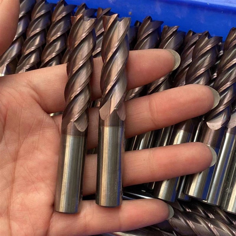 进口55-70度二手钨钢合p金铣刀4刃雕刻刀旧刀 4/5/6/8/10/12/16