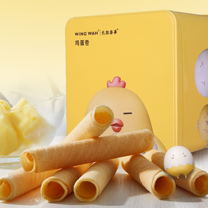 中国香港荣华富贵鸡蛋卷广式传统休闲办公室早餐蛋卷小零食送礼盒