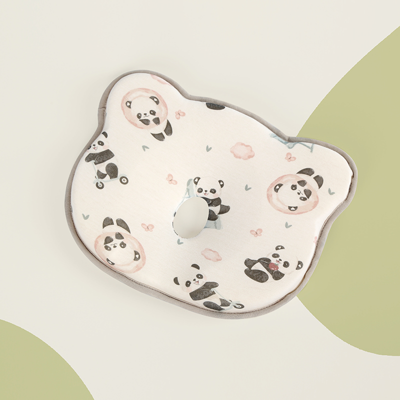 婴儿定型枕新生纠正头型矫正宝宝防偏头0到6个月一3硅胶枕头