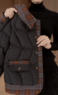 【甄选大朵鸭绒】Y439女冬季2026年新款高端洋气羽绒服外套