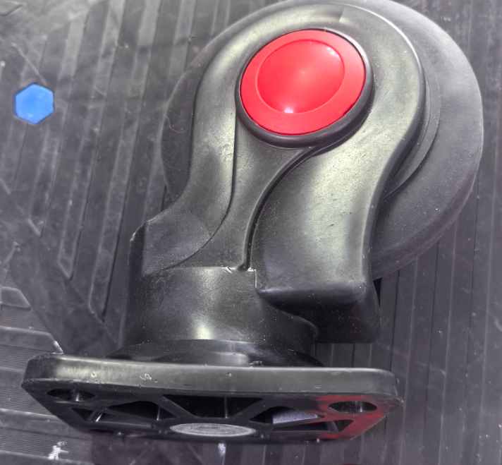 4寸5寸6寸8寸静音重型万向轮设备推车轮子橡胶轮TPR脚轮带刹车