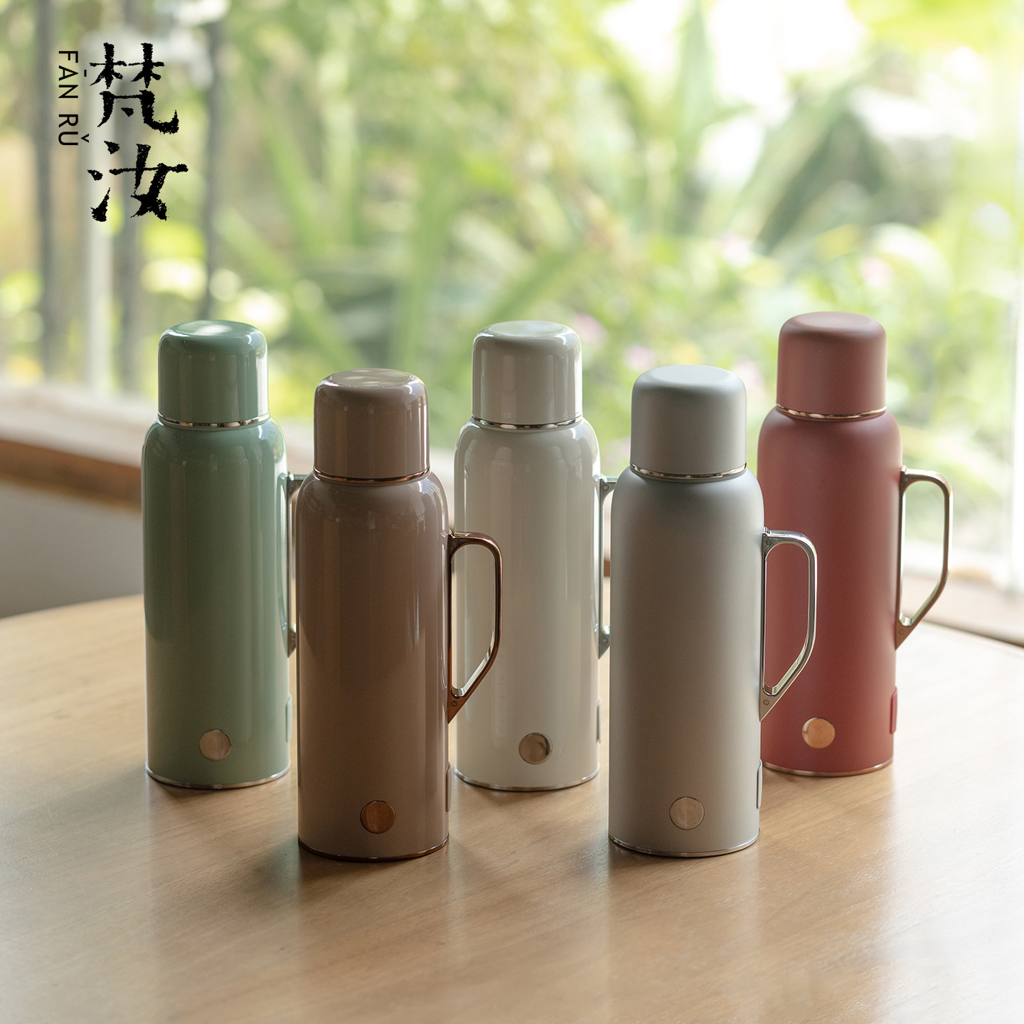 梵汝 便携式烧水壶旅行保温迷你烧水杯电热水杯小型恒温壶焖茶壶