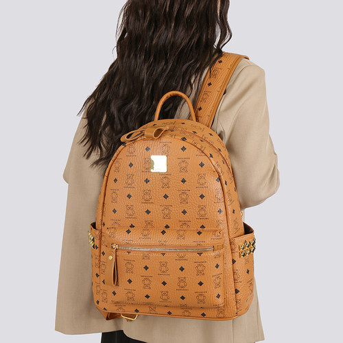 双肩包女士大容量时尚户外休闲旅行包软皮通勤背包大学生书包