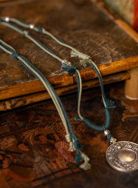 CELESTIAL TAO REALM/道轩堂八仙太极牌项链 五行吉祥 纯手工银饰