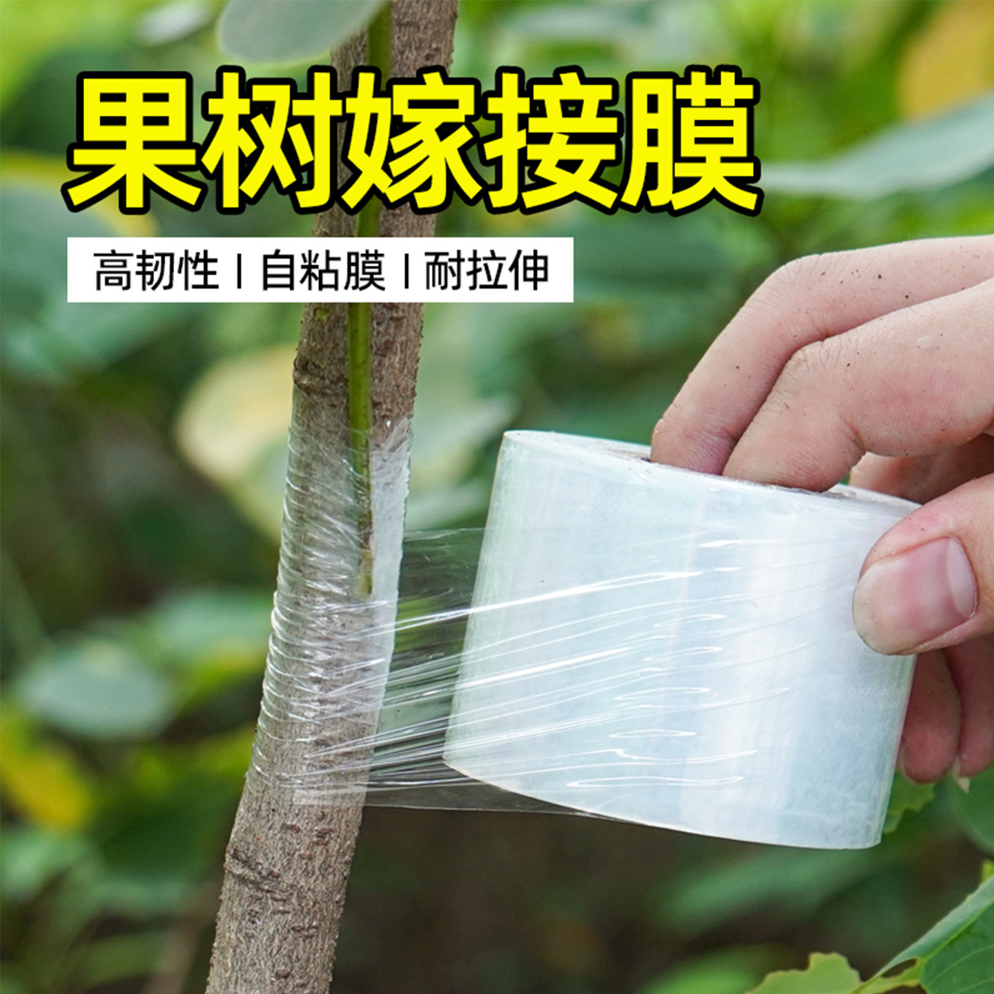 新款果树嫁接膜自粘免拆无需打结