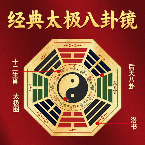 道家太极八卦镜贴纸室外问题解决
