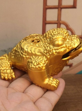 金蟾汽车内饰品摆件车载香水香薰