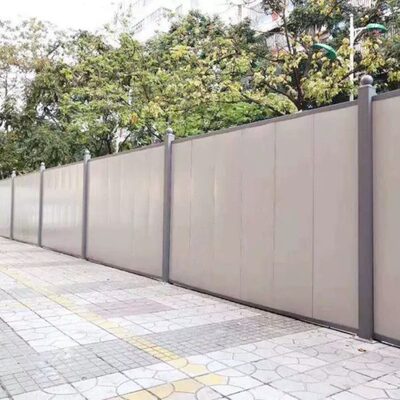 钢结构围挡A5款新型装配式施工挡板工地护栏市政工程地铁围蔽厂家