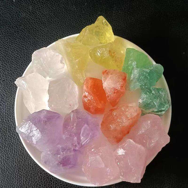 天然水晶原石香薰扩香石摆件矿物晶体毛料家居装饰品鱼缸造景摆件