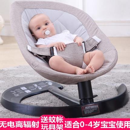 手动安抚摇篮躺椅娃哄睡摇摇床婴儿摇摇椅椅哄娃神器宝宝带秋千