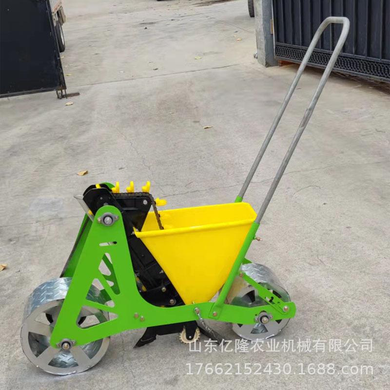 电动三行大蒜播种机多功能种蒜机图片手推蒜瓣点播机